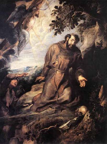 Peter Paul Rubens St Francis of Assisi Receiving the Stigmata Germany oil painting art